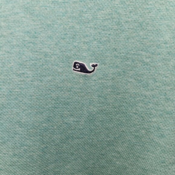 Vineyard Vines Mens Green Performance 1/4 Zip Pullover Sweatshirt S 2555 - Picture 3 of 9